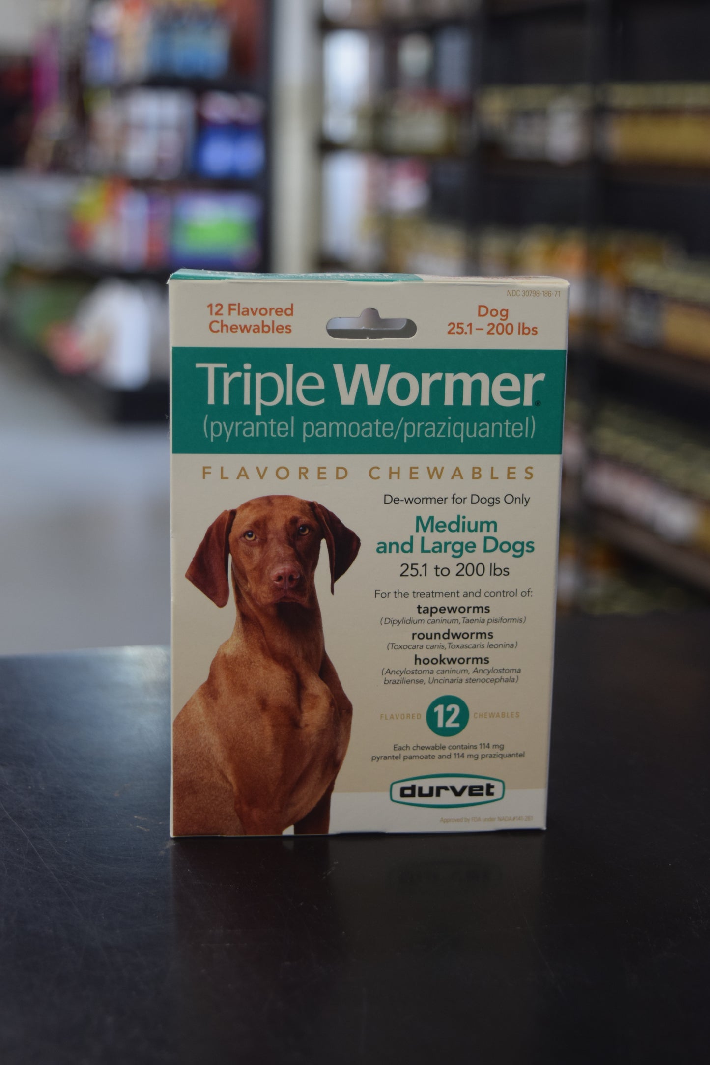 Triple Wormer Large Dog Chewables 12ct