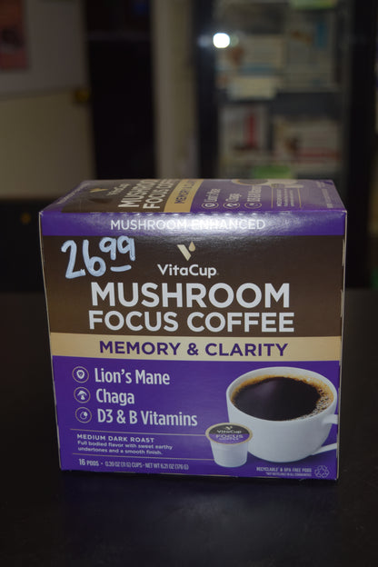 VitaCup Mushroom Focus Coffee