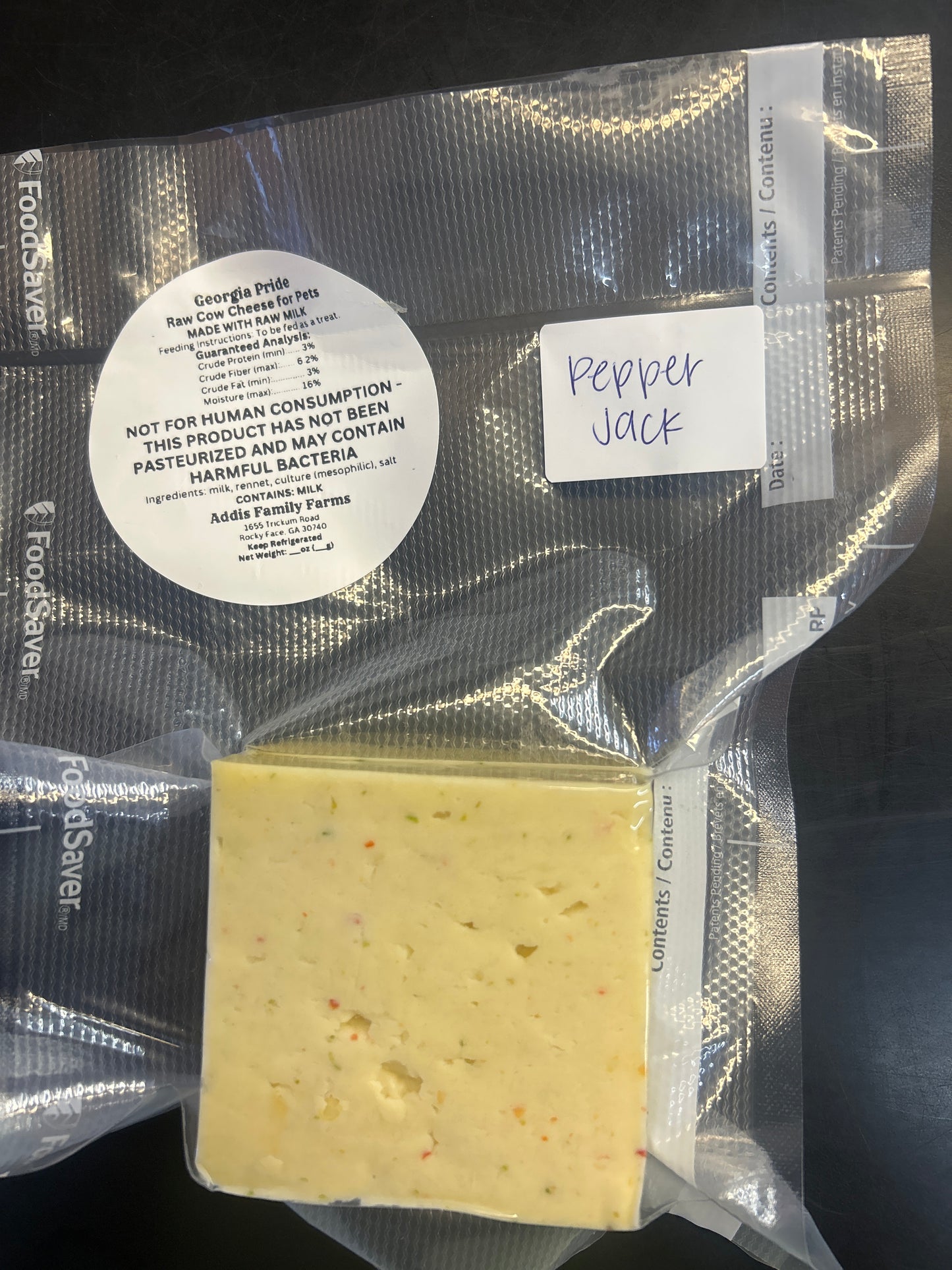 Raw Cow Cheese for Pets