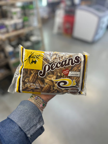 Mascot Mammoth Pecan Halves 1lbs