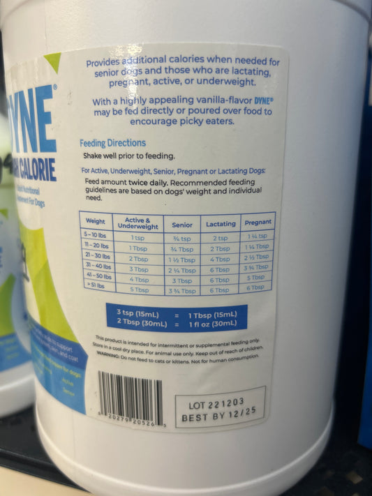 Dyne High Calorie