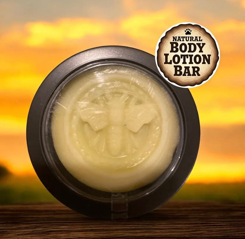 Busy Bees Natural Lotion Bar- Mahogany Teakwood