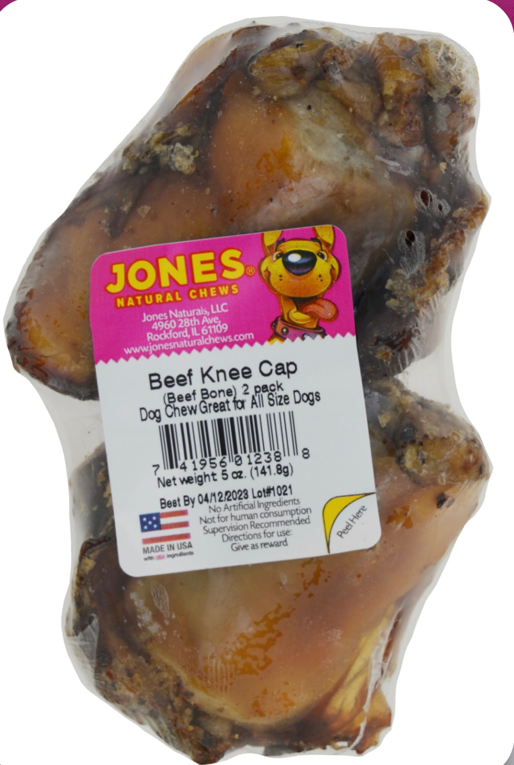 Knee Cap Beef Bone 2pk
