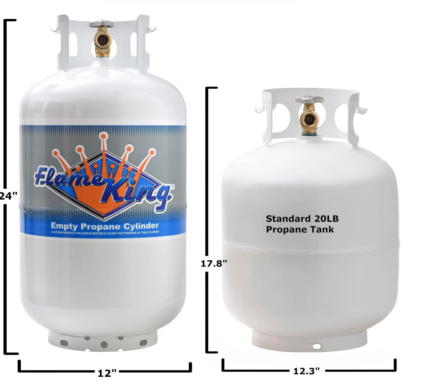 30lb Propane Tank LP Cylinder with OPD - Camper size