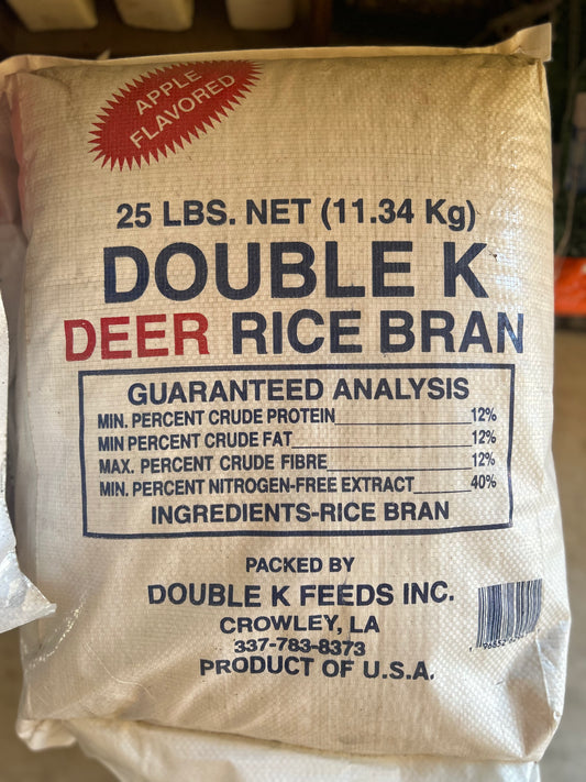 Double K Deer Rice Bran Apple Flavor