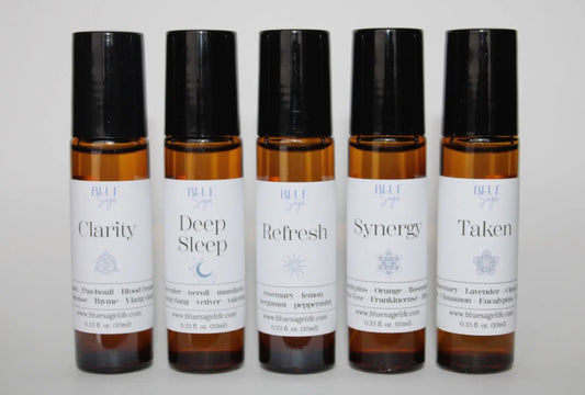 Blue Sage Essential Oil Roller