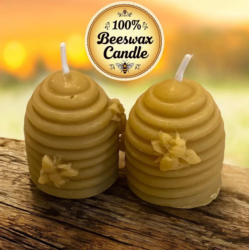 Skep Beeswax Candle