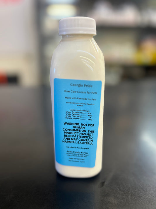 Raw Cow Cream for Pets