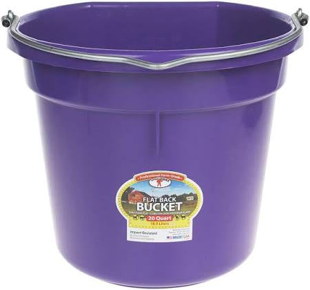 Flat Back Bucket