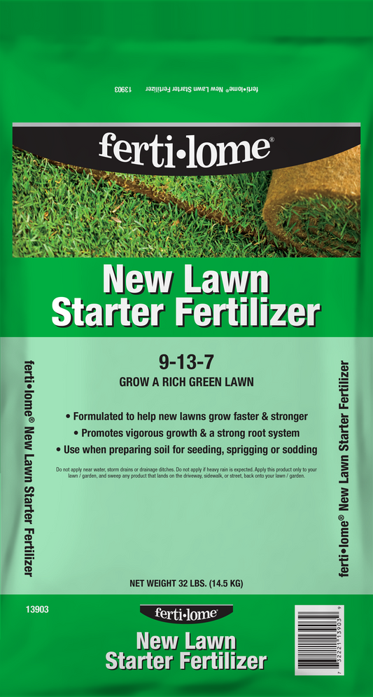 Fertilome Lawn Starter Fertilizer 9-13-7 32lbs