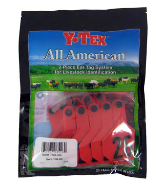 Y.Tex American Yellow 4in Ear Tag