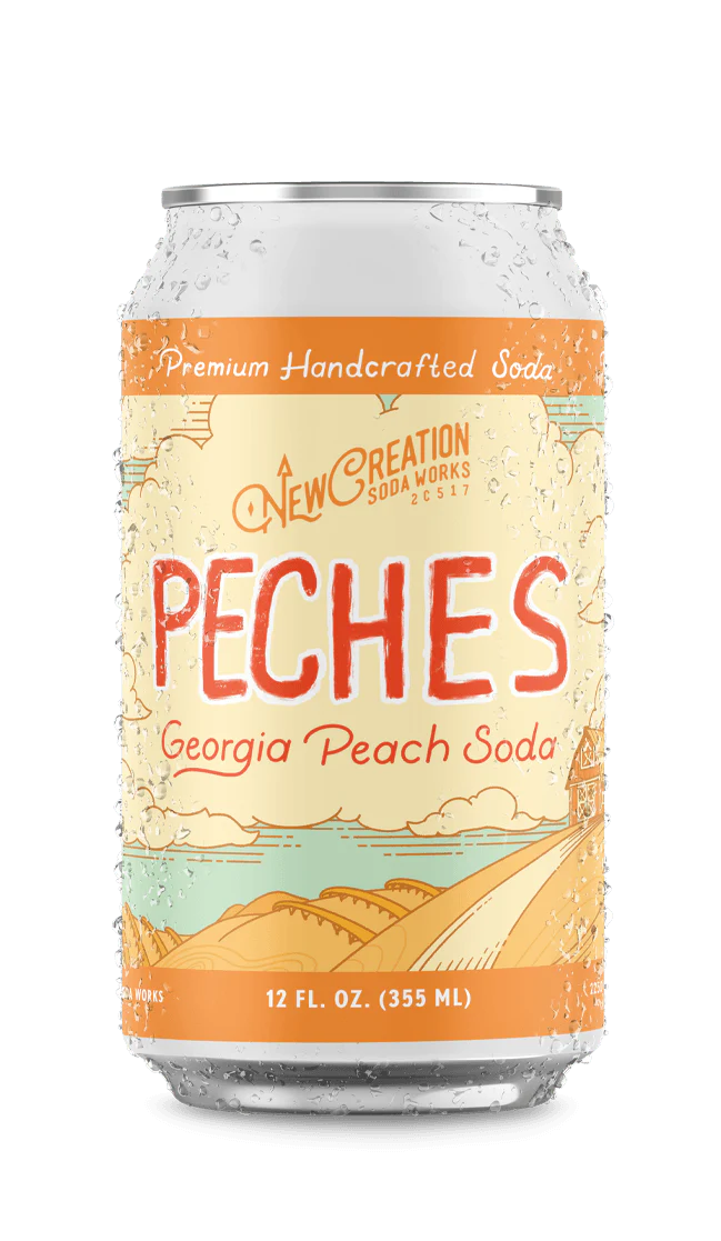 PECHES Georgia Peach Soda