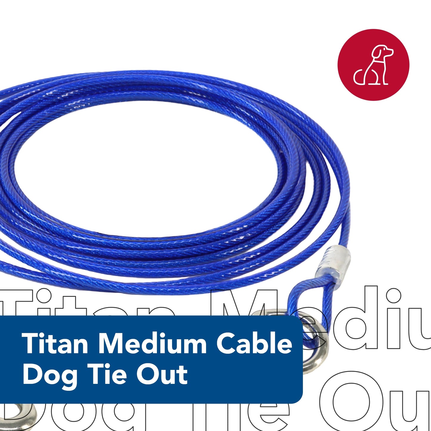 Titan Medium Tie Out Cable 30’