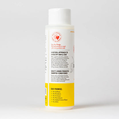 Scout’s Honor Probiotic Shampoo + Conditioner for Dogs & Cats
