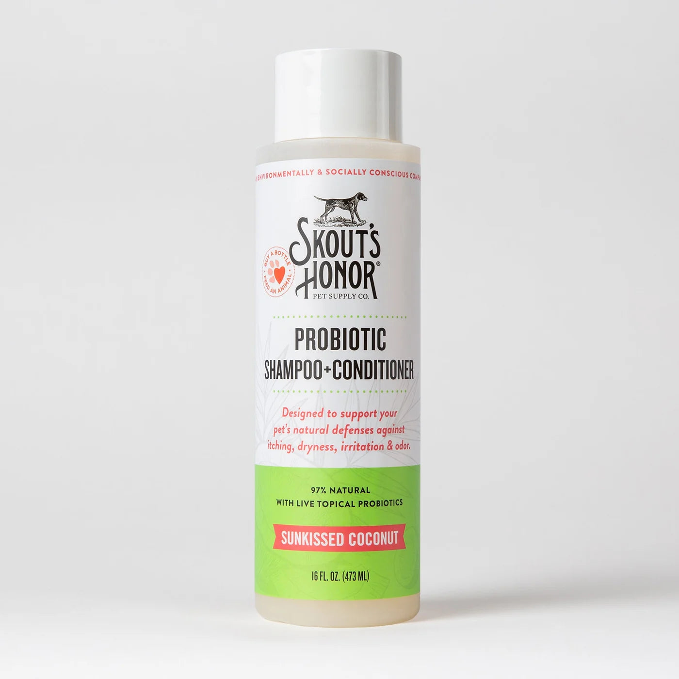 Scout’s Honor Probiotic Shampoo + Conditioner for Dogs & Cats