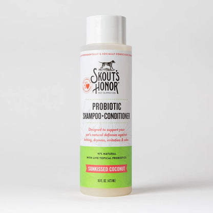 Scout’s Honor Probiotic Shampoo + Conditioner for Dogs & Cats