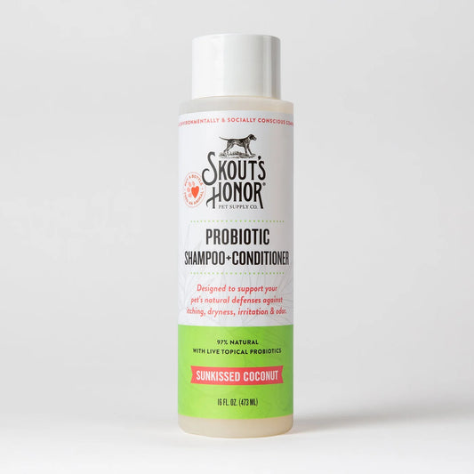 Scout’s Honor Probiotic Shampoo + Conditioner for Dogs & Cats