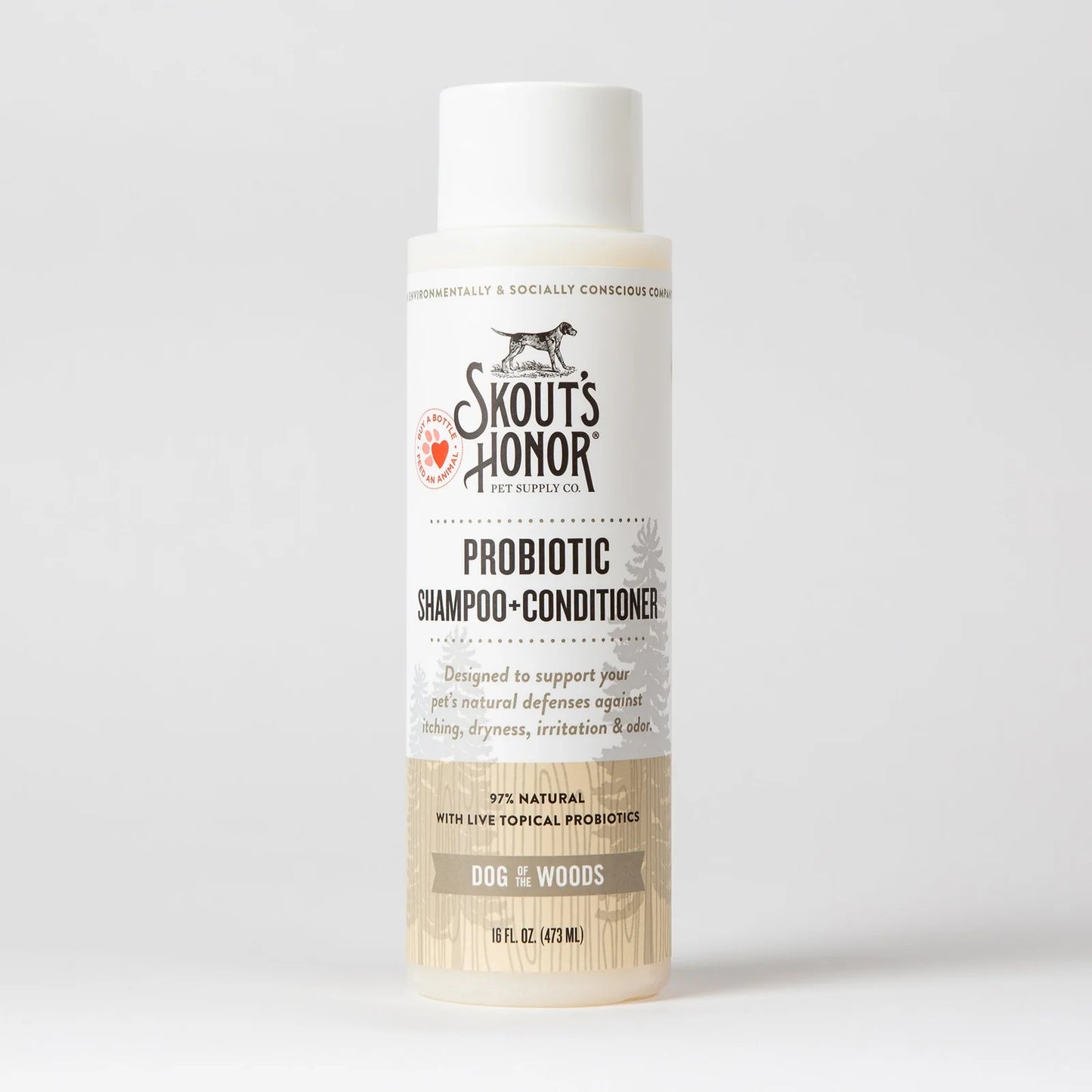 Scout’s Honor Probiotic Shampoo + Conditioner for Dogs & Cats