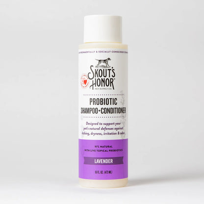 Scout’s Honor Probiotic Shampoo + Conditioner for Dogs & Cats