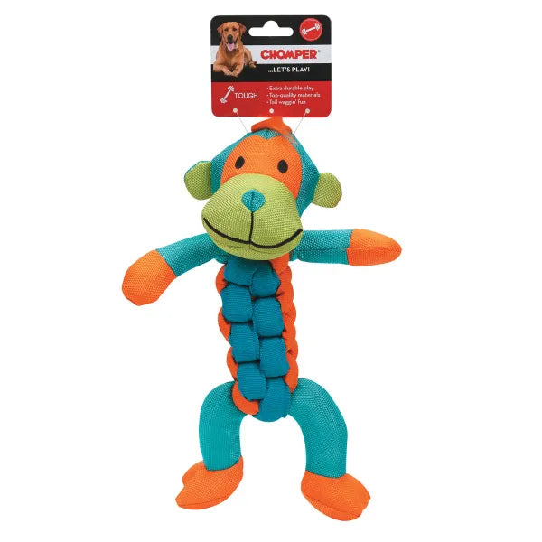 Chomper Braided Monkey Toy