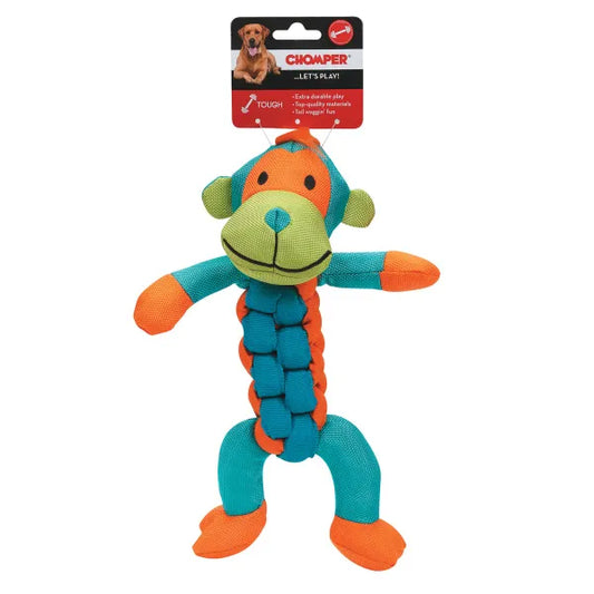 Chomper Braided Monkey Toy