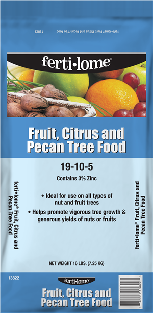 Alimento para árboles de frutas, cítricos y nueces pecanas