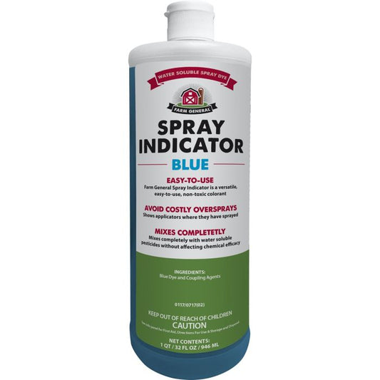 Blue Dye Spray Indicator