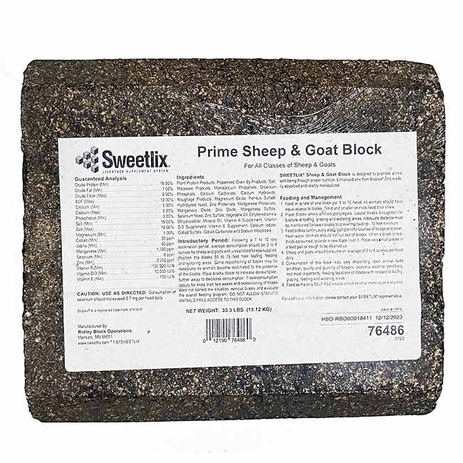 Prime Sheep & Goat Block