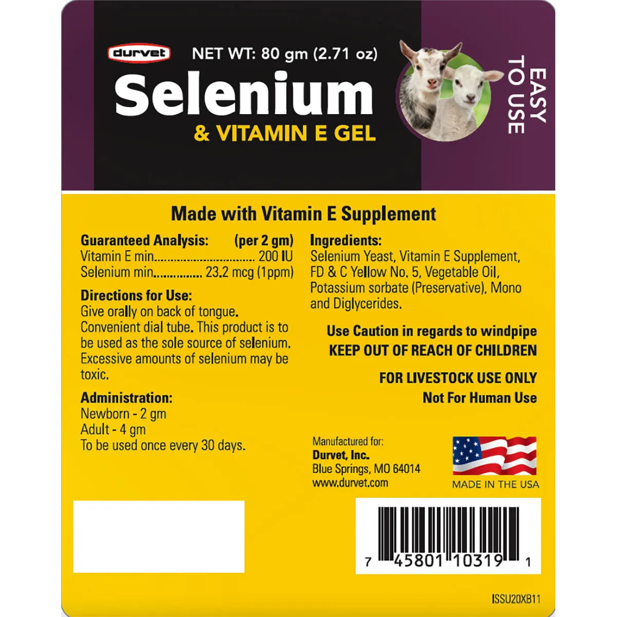 Selenium + Vitamin E