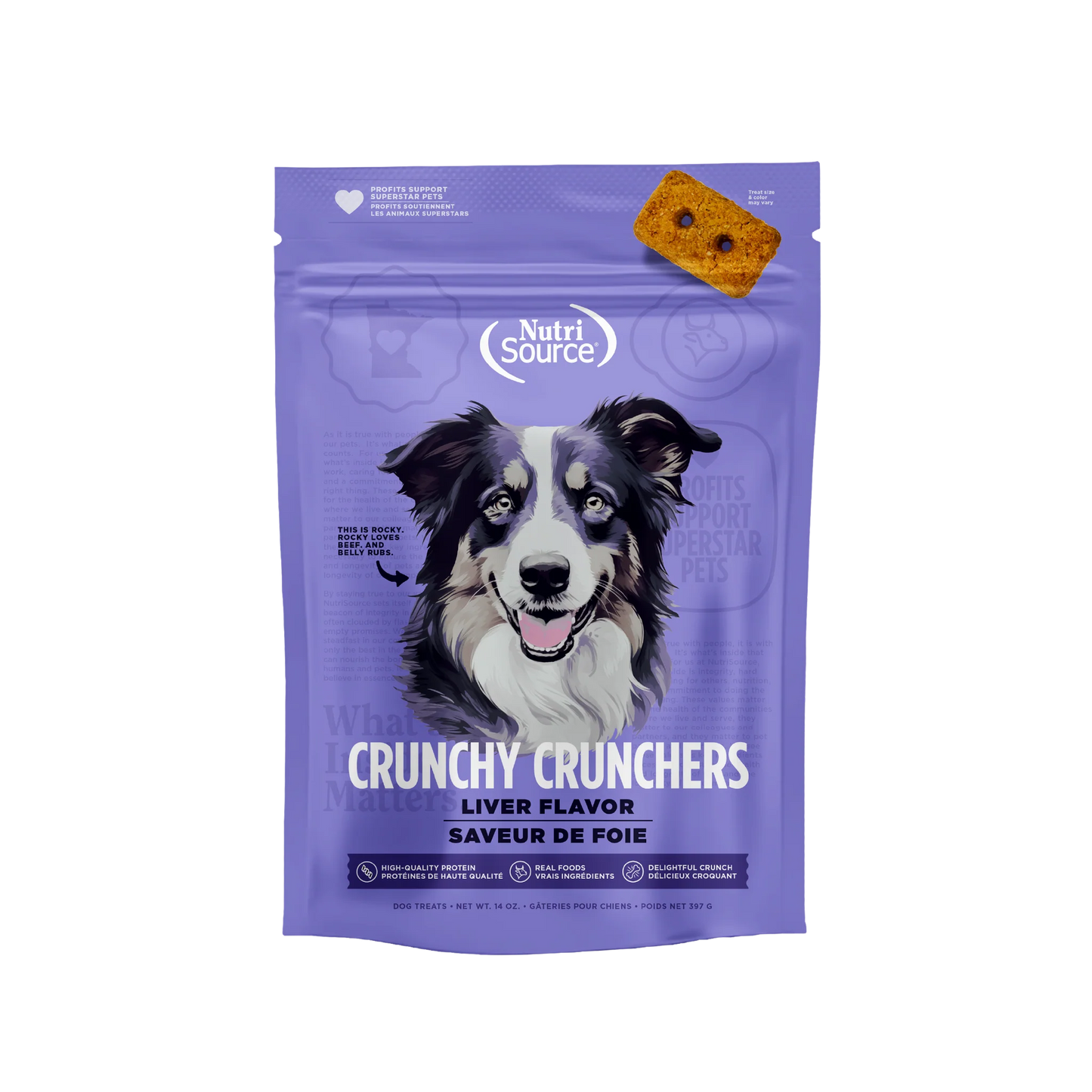 Nutrisource Crunchy Crunchers Liver Flavor