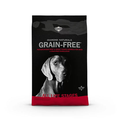 Diamond Naturals Grain Free Sweet Potato and Beef 28lb