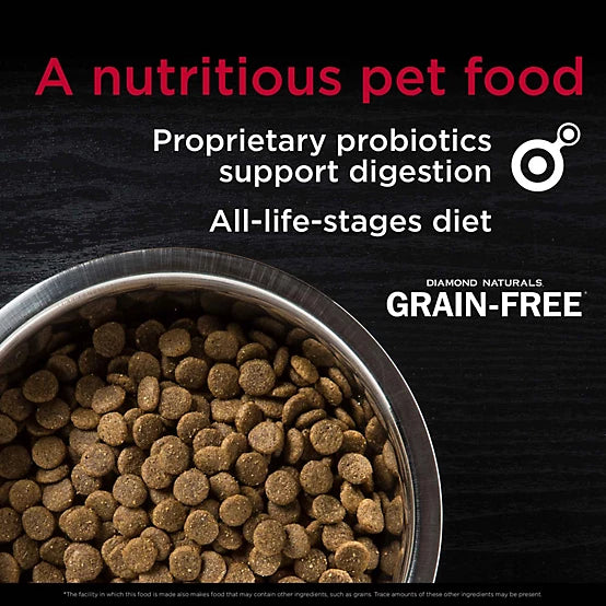 Diamond Naturals Grain Free Sweet Potato and Beef 28lb