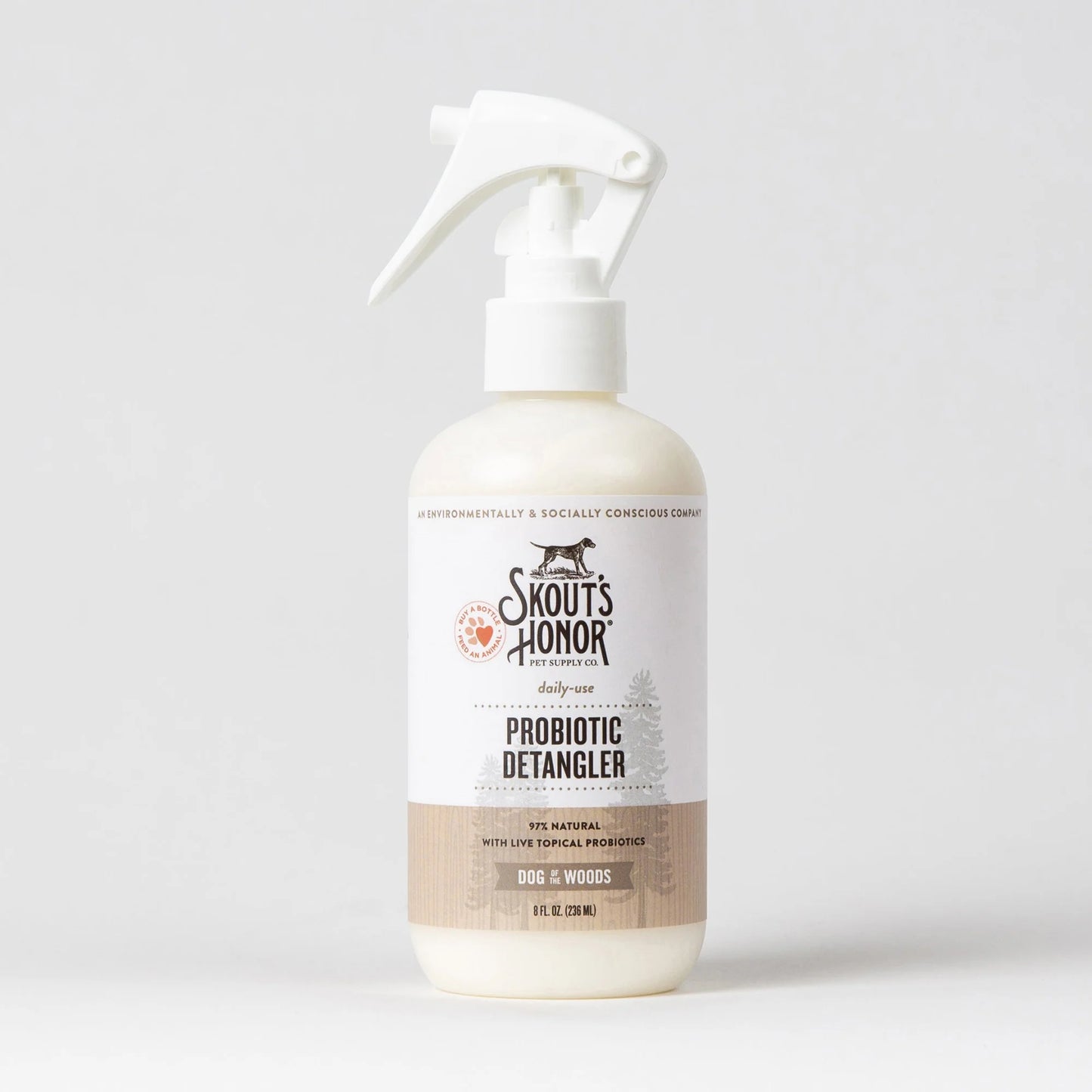 Skout’s Honor Probiotic Leave-In Detangler Dog of the Woods