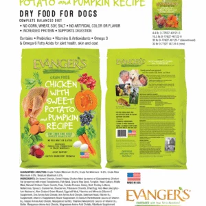 Evanger’s Grain Free Chicken with Sweet Potato & Pumpkin