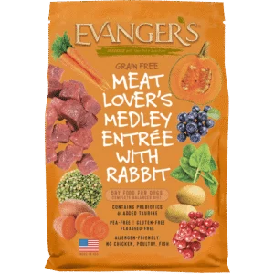 Evanger’s Grain-Free Meat Lover’s Medley with Rabbit Dry Food
