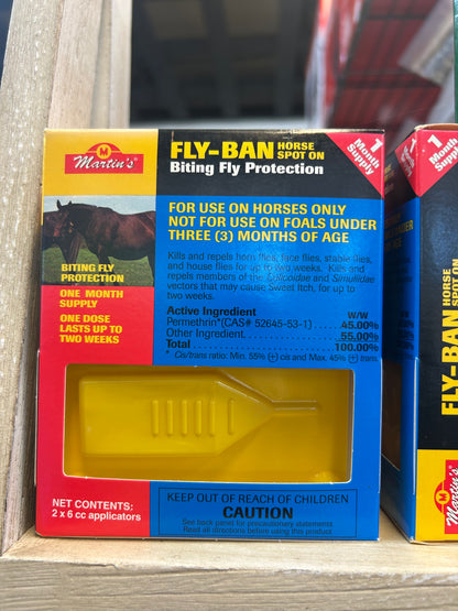 Martin’s Fly-Ban Spot On Fly Treatment