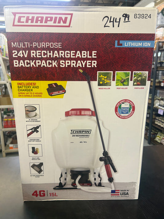 Chapin 24V Rechargeable Backpack Sprayer