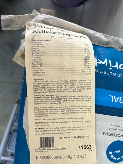 Blueprint Southeast Range Garlic Mineral