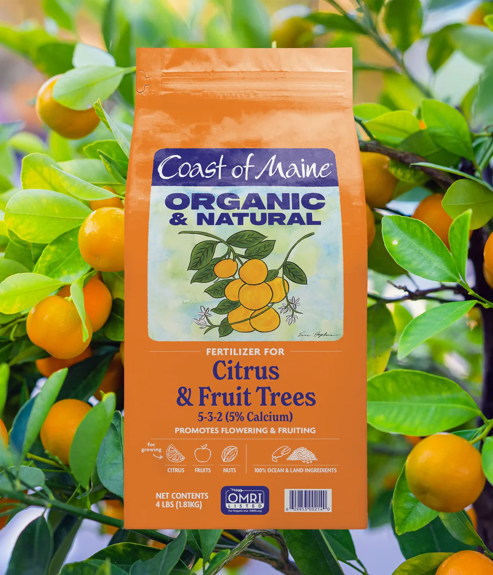 Coast of Maine Citrus & Fruit Tree Fertilizer 5-3-2 (5% Calcium)