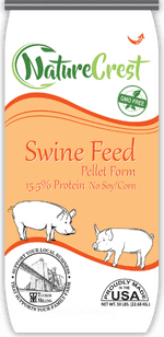 Nature Crest Swine Feed 15.5% Non GMO