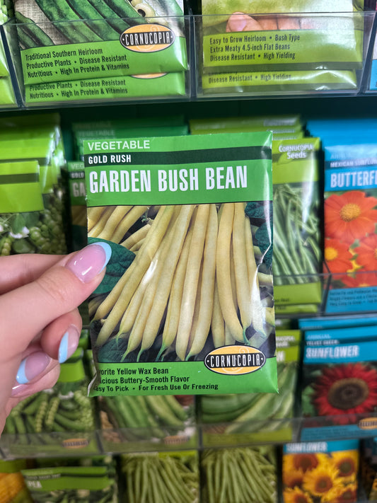 Gold Rush Garden Bush Bean
