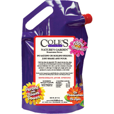 Cole's Nature's Garden Hummingbird Nectar