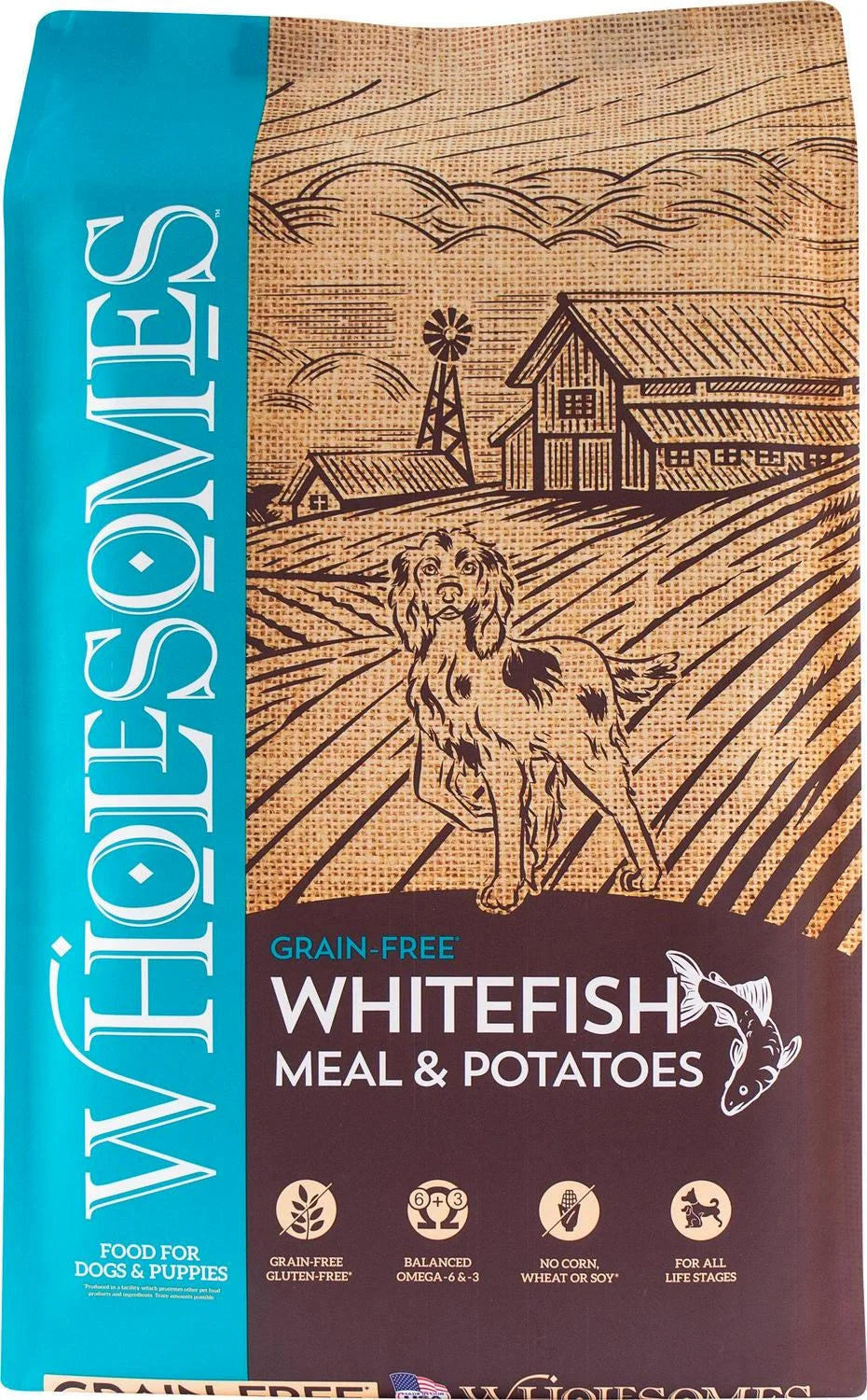 Wholesomes Whitefish and Potatoes Grain Free 35lb