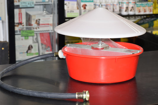 Automatic Poultry Waterer with Cover