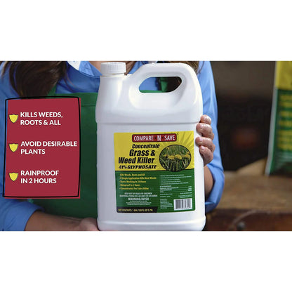 41% Glyphosate Weed & Grass Killer - Concentrate 1 Pt