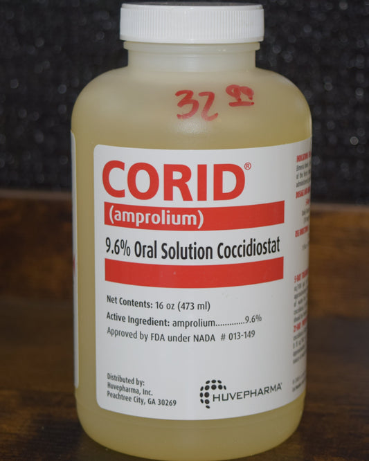 CORID Amprolium 9.6% Oral Solution Coccidiostat