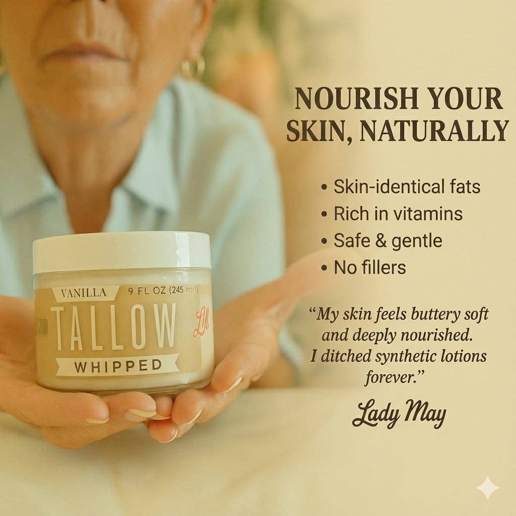 Vanilla Whipped Tallow Moisturizer 9oz