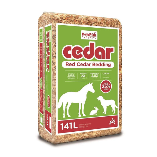 Cedar shavings