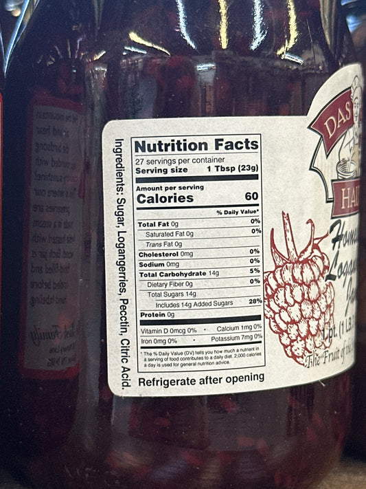 Homestyle Loganberry Jam