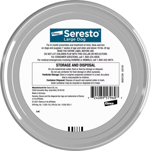 Seresto Large Dog Flea Collar